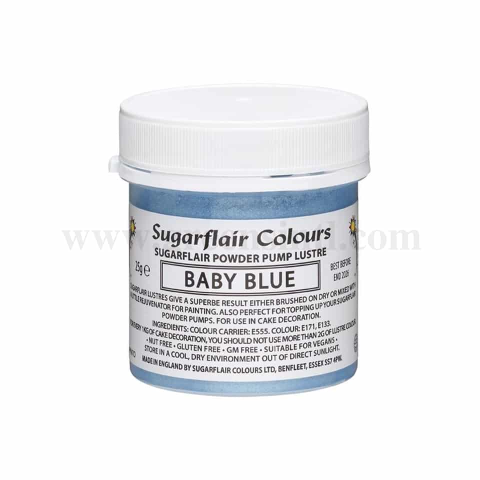 SUGARFLAIR Edible Glitter Dust Baby Blue 25g