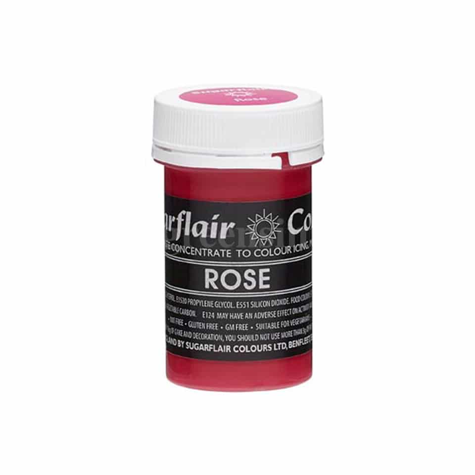 SUGARFLAIR Pastel Concentrated Gel Color Rose 25g