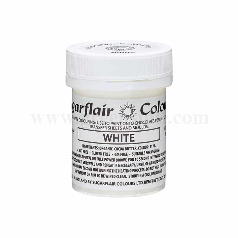SUGARFLAIR Chocolate Gel Color White 35 g