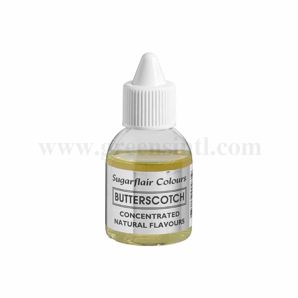 SUGARFLAIR Concentrated Natural Food Flavour Butter Scotch 30ml