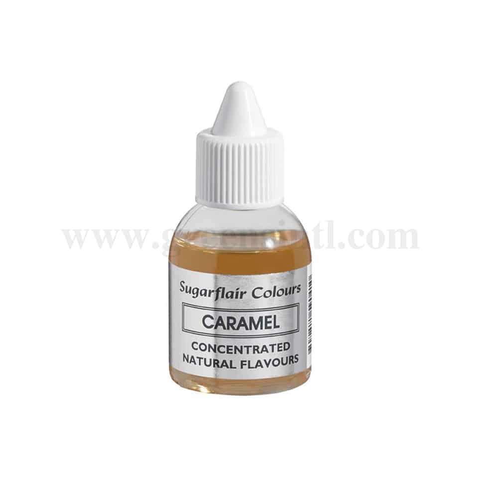 SUGARFLAIR Concentrated Natural Food Flavour Caramel 30ml
