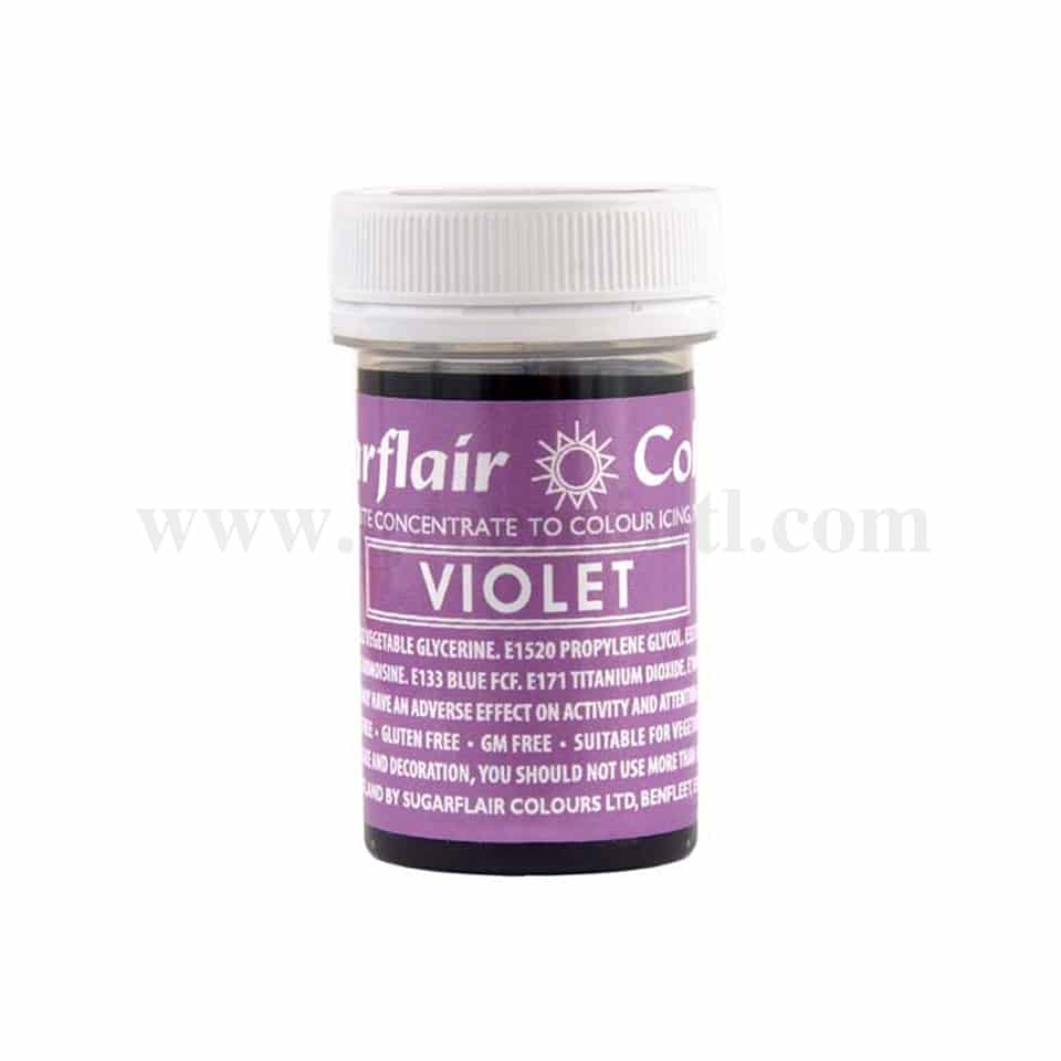 SUGARFLAIR Spectral Gel Colour Violet 25g