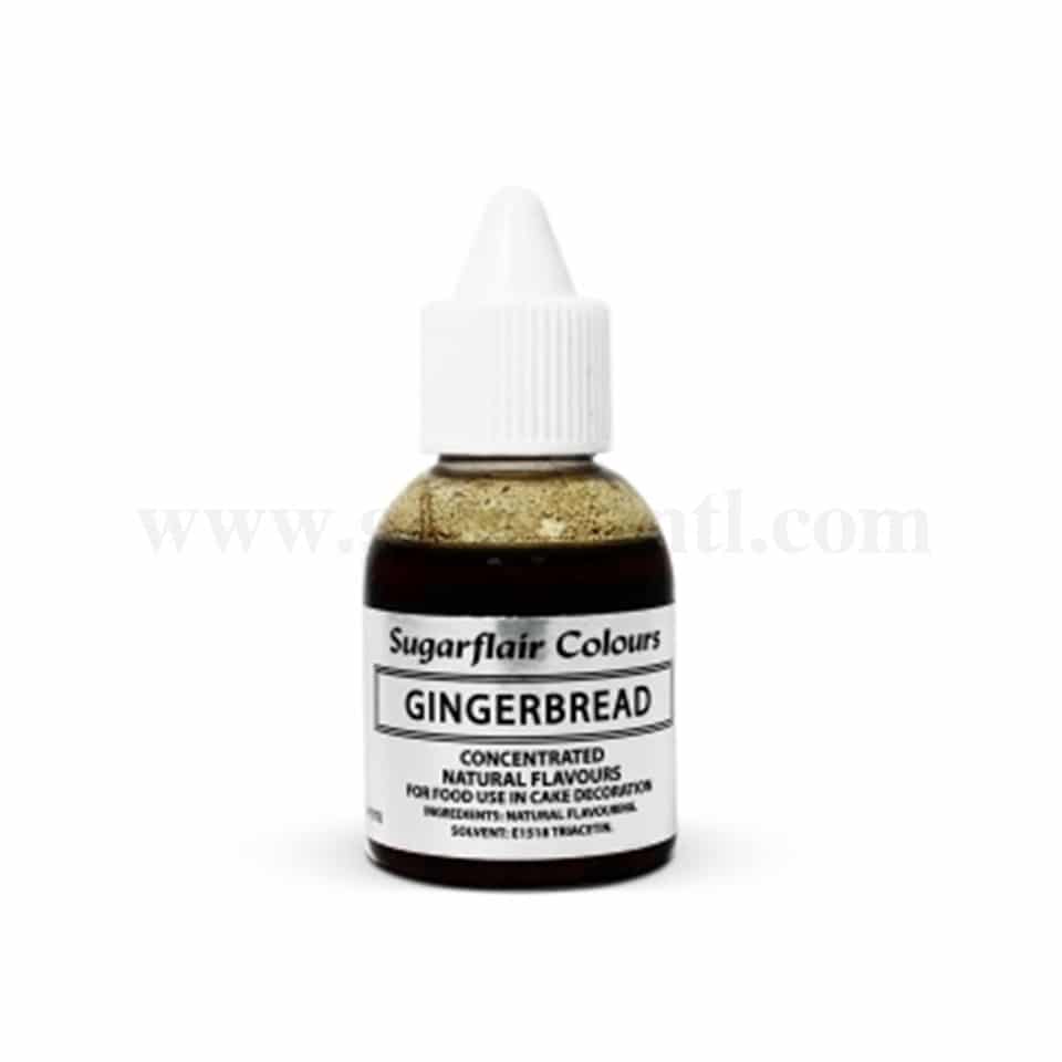 SUGARFLAIR Concentrated Natural Food Flavour Ginger Bread 30ml
