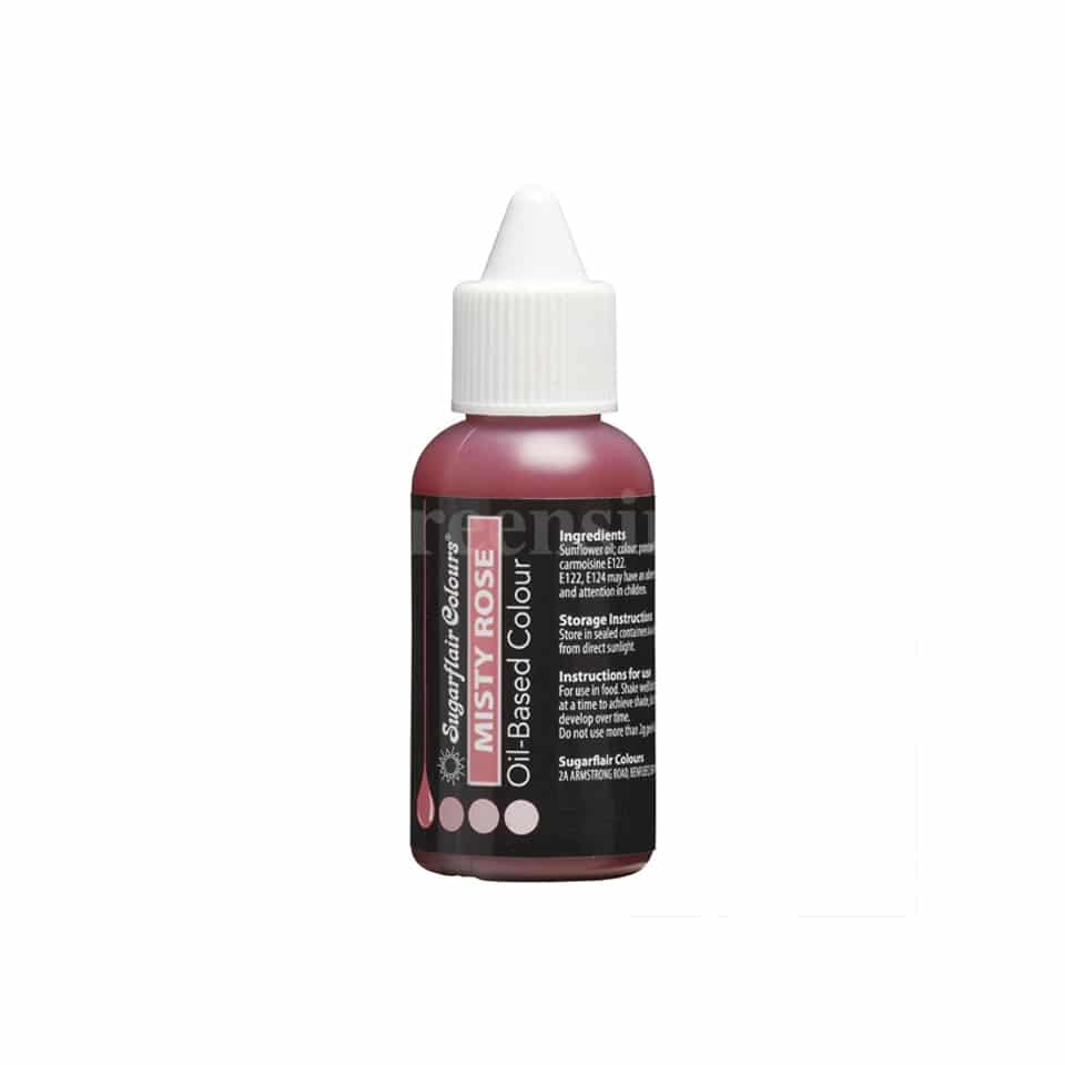 SUGARFLAIR Oil Based Liquid Colour Misty Rose 30ml