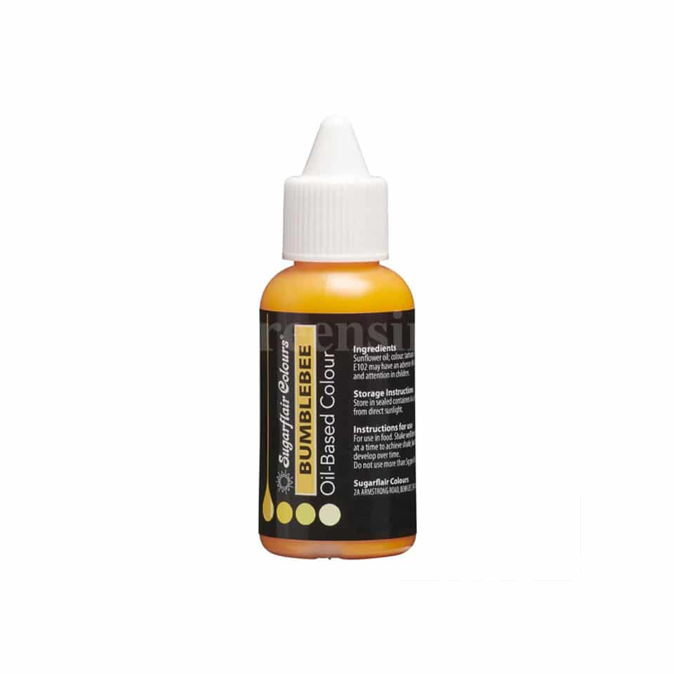 SUGARFLAIR Oil Based Liquid Colour Bumblebee 30ml