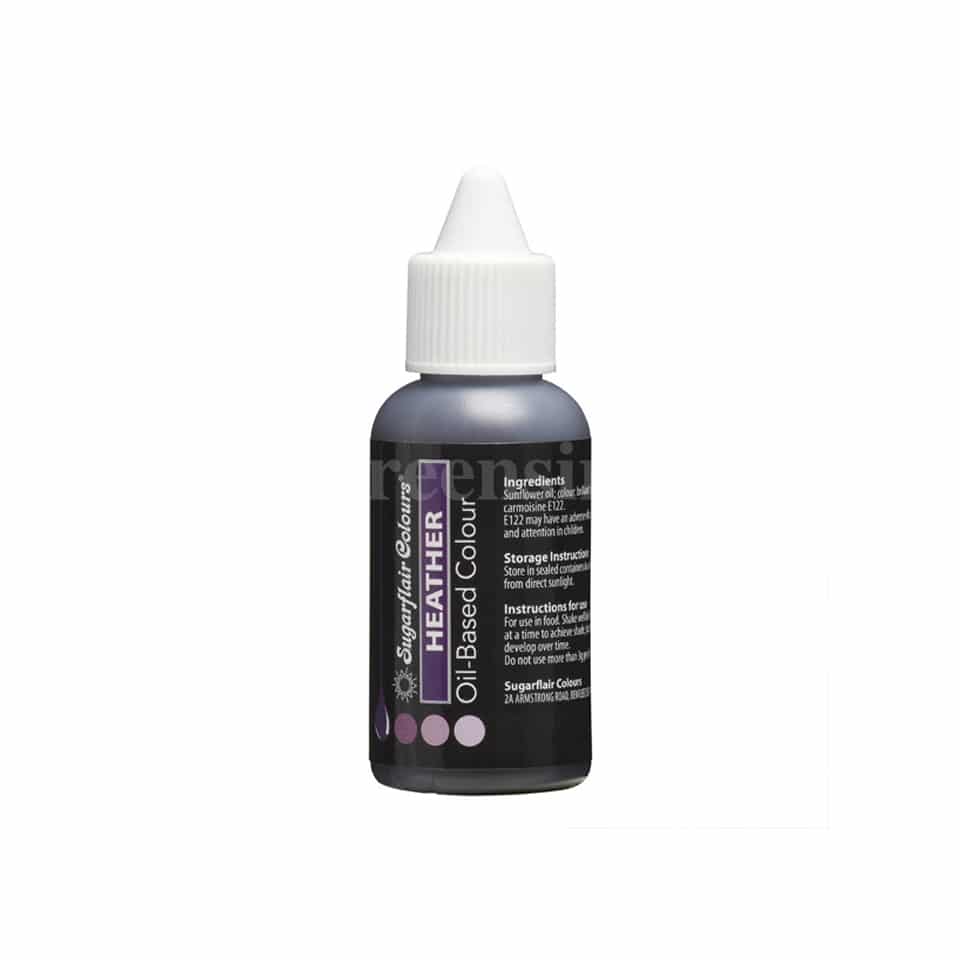 SUGARFLAIR Oil Based Liquid Colour Heather 30ml