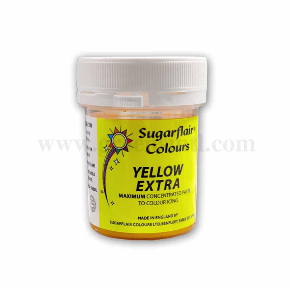 SUGARFLAIR Maximum Concentrated Paste Colour Yellow Extra 42g