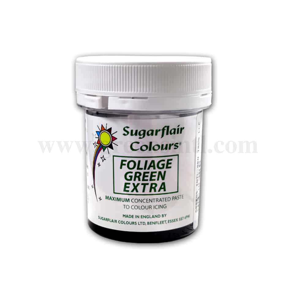 SUGARFLAIR Maximum Concentrated Paste Colour Foliage Green Extra 42 g