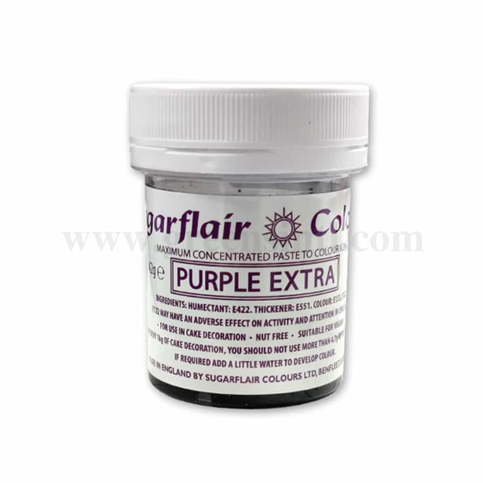 SUGARFLAIR Maximum Concentrated Paste Colour Purple Extra 42 g