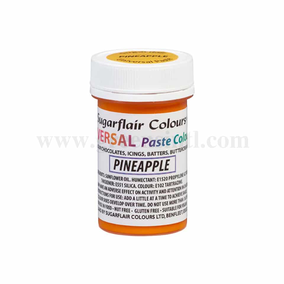 SUGARFLAIR Universal Paste Colour Pineapple 22g