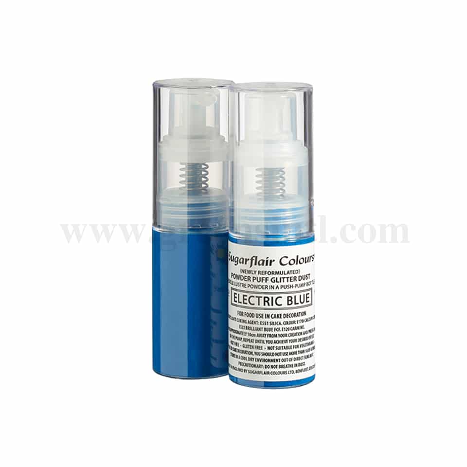 SUGARFLAIR Powder Puff Dust Spray - Electric Blue- Non Vegetarian -30ml