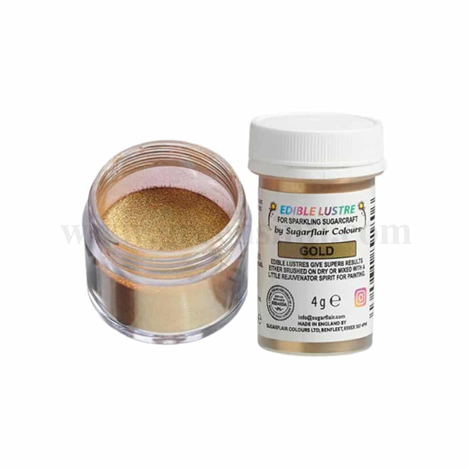 SUGARFLAIR Edible Lustre Gold 100g