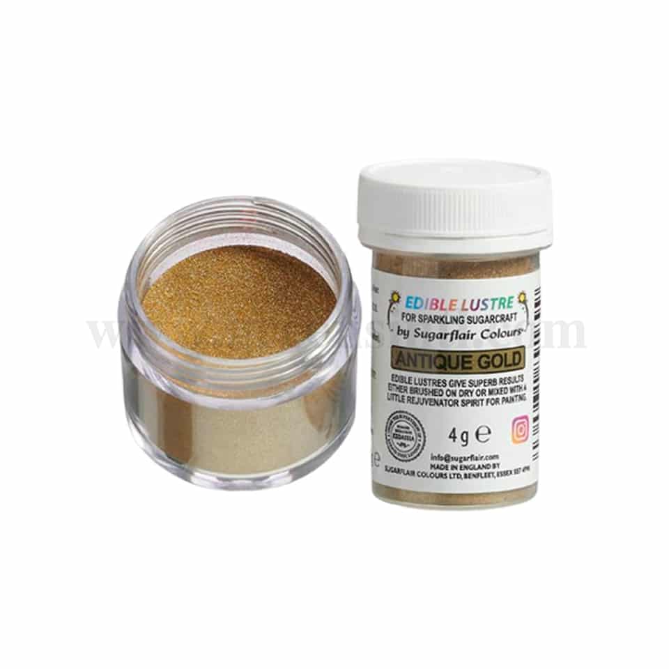 SUGARFLAIR Edible Lustre Antique Gold 4g
