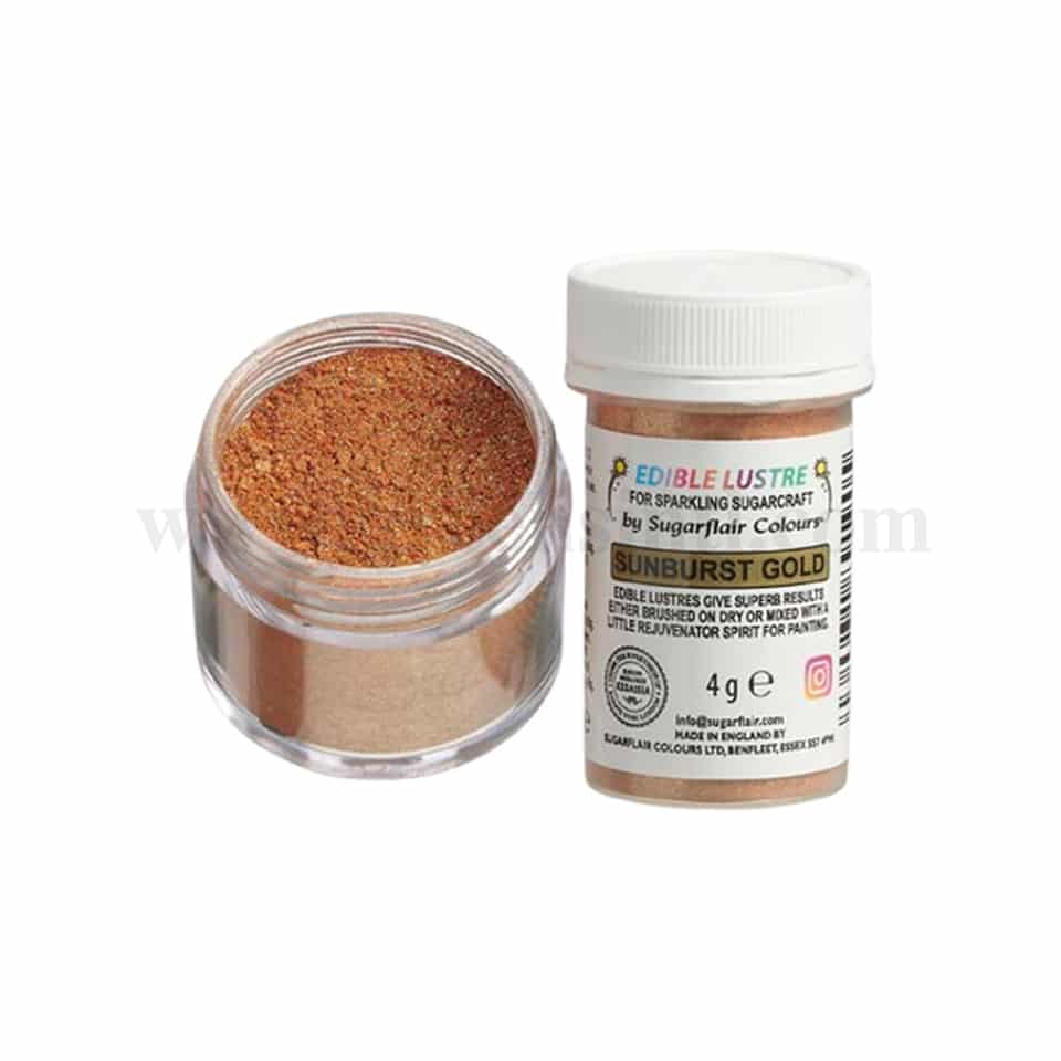 SUGARFLAIR Edible Lustre Sunburst Gold 4g