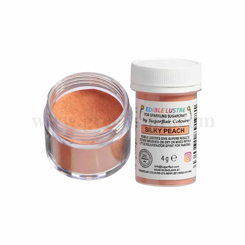 SUGARFLAIR Edible Lustre Silky Peach 4g