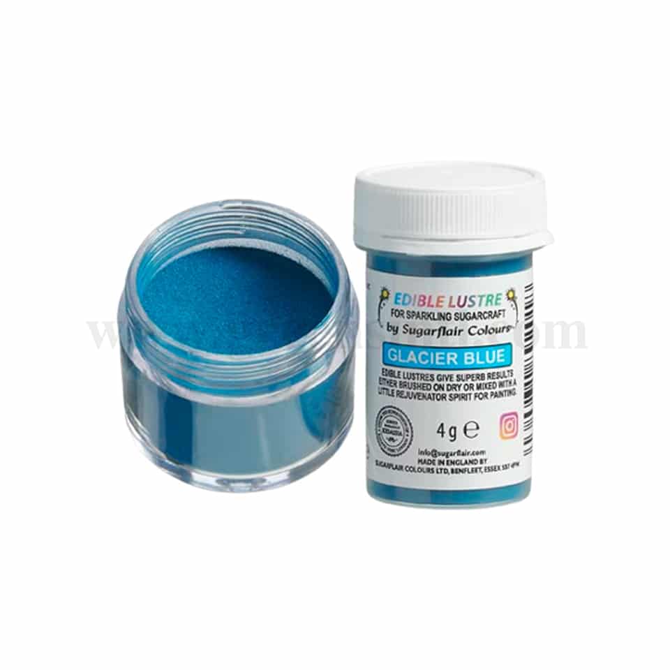 SUGARFLAIR Edible Lustre Glacier Blue 4g