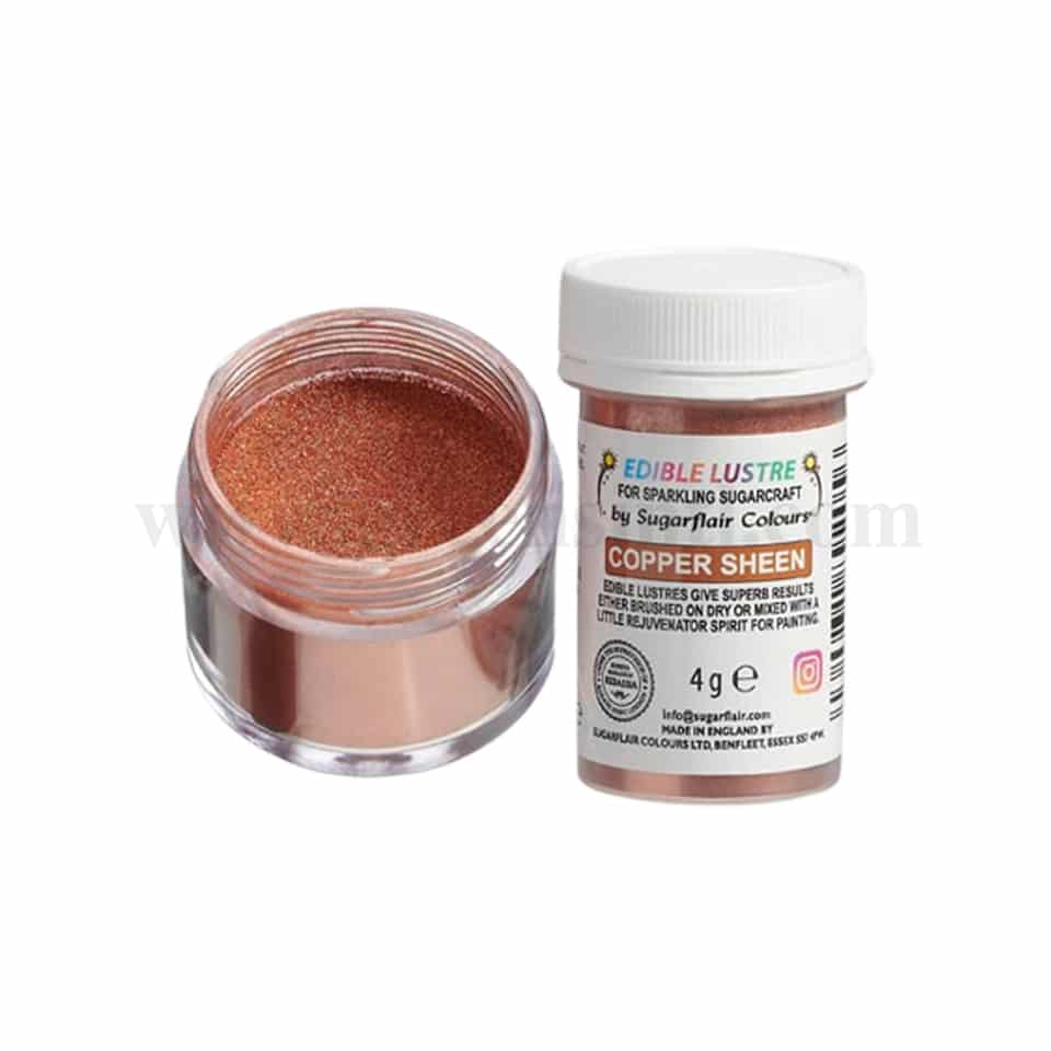SUGARFLAIR Edible Lustre Copper Sheen 4g