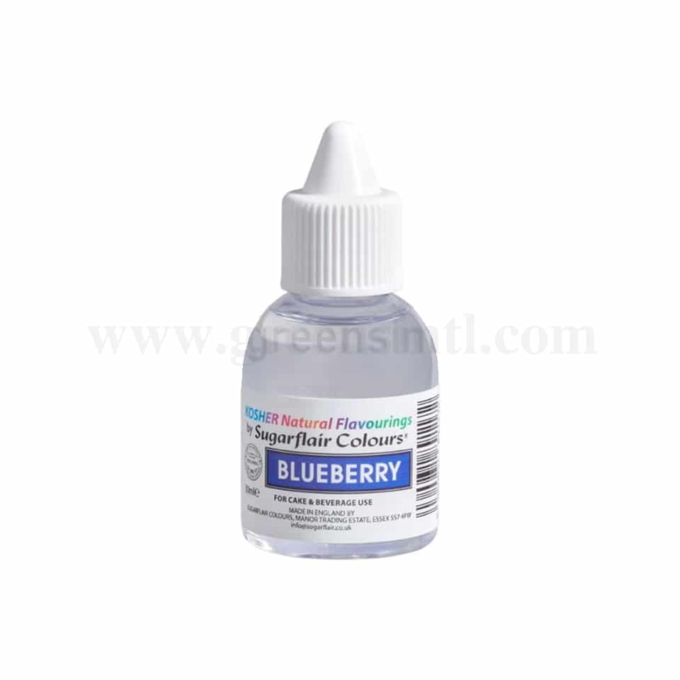 SUGARFLAIR Concentrated Kosher Natural Food Flavour Blueberry 30ml