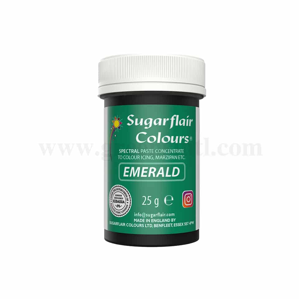 SUGARFLAIR Spectral Gel Colour Emerald 25g