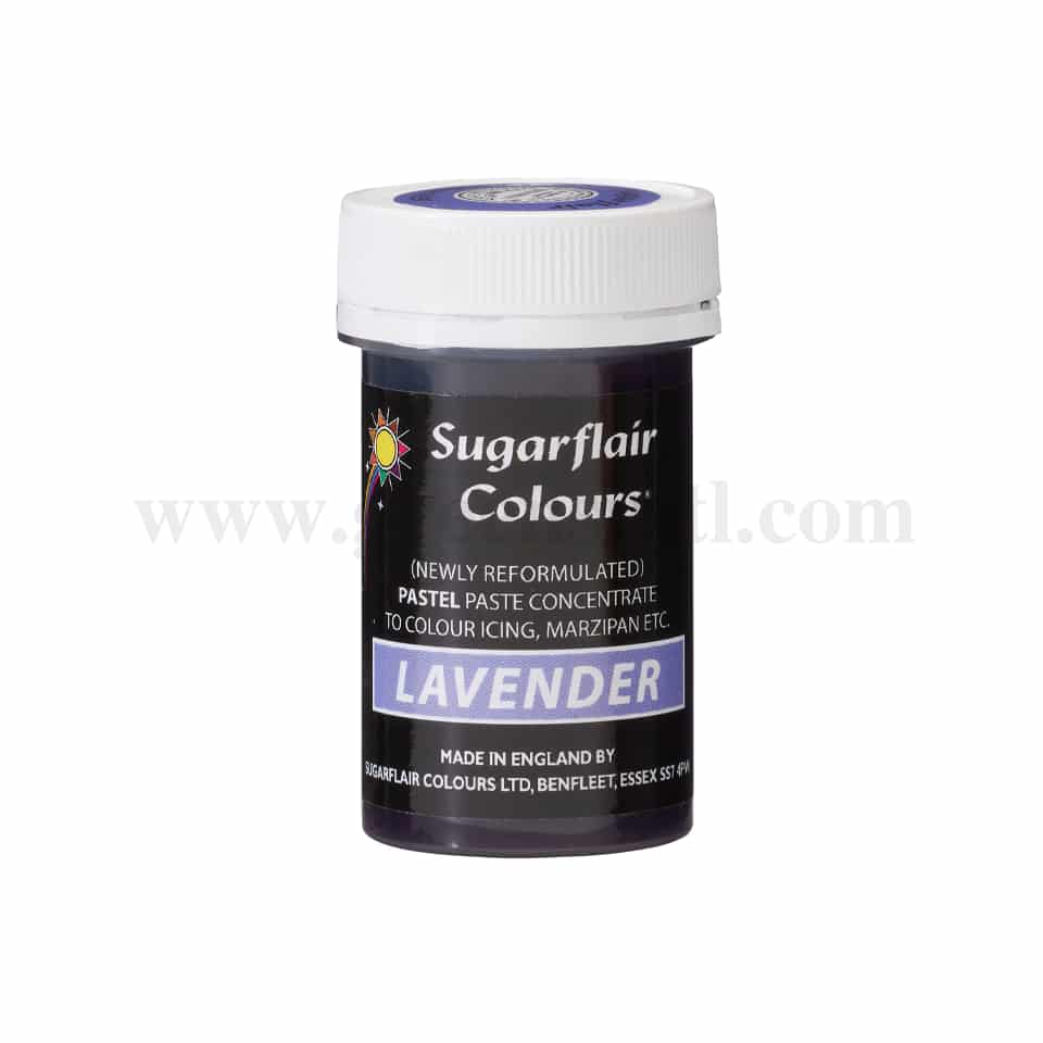 SUGARFLAIR Pastel Concentrated Gel Colour Lavender 25g