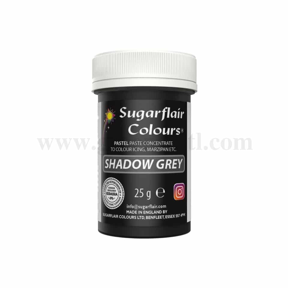 SUGARFLAIR Pastel Concentrated Gel Colour Shadow Grey 25g