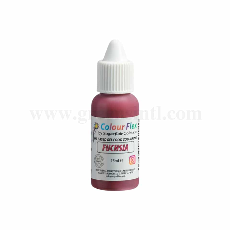 SUGARFLAIR Colour Flex Oil Colour Fuchsia 15ml