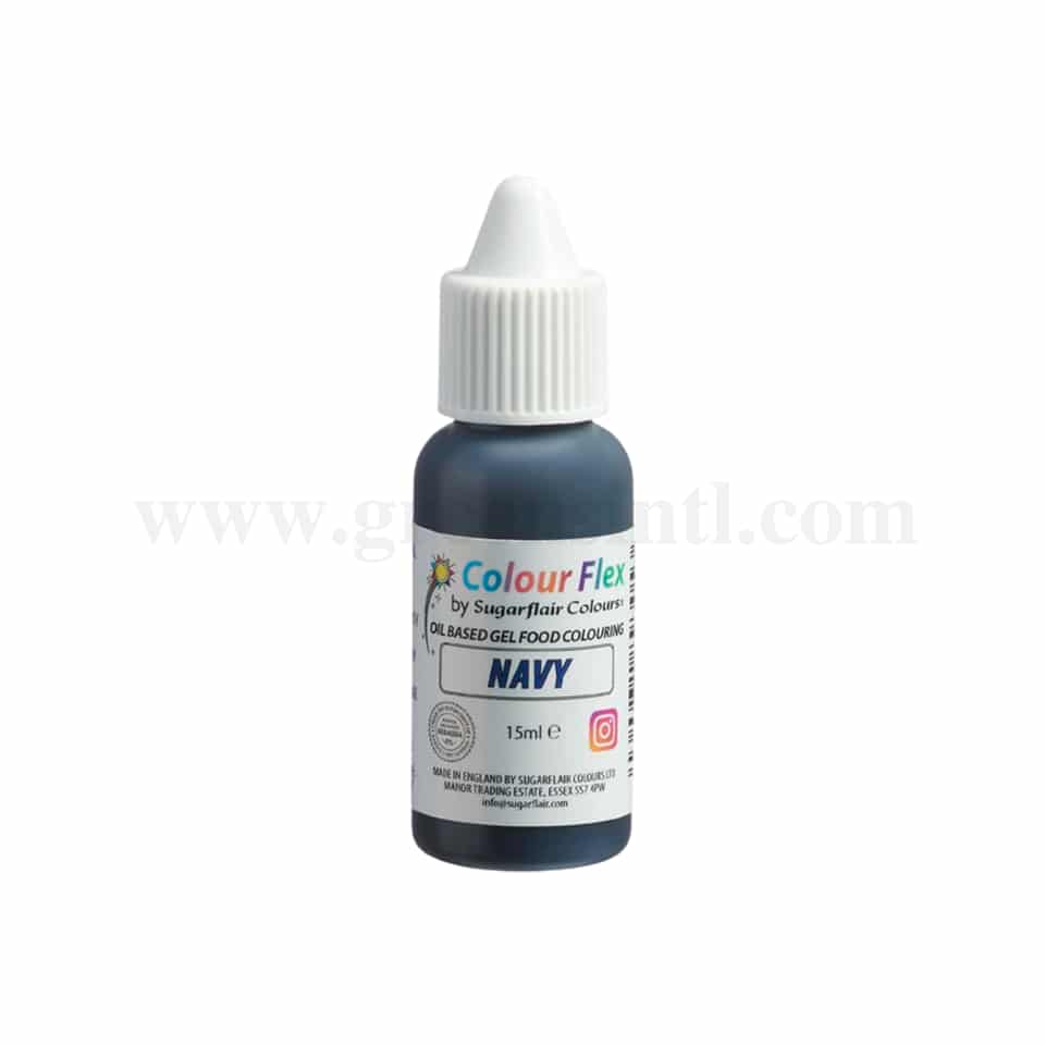 SUGARFLAIR Colour Flex Oil Colour Navy 15ml
