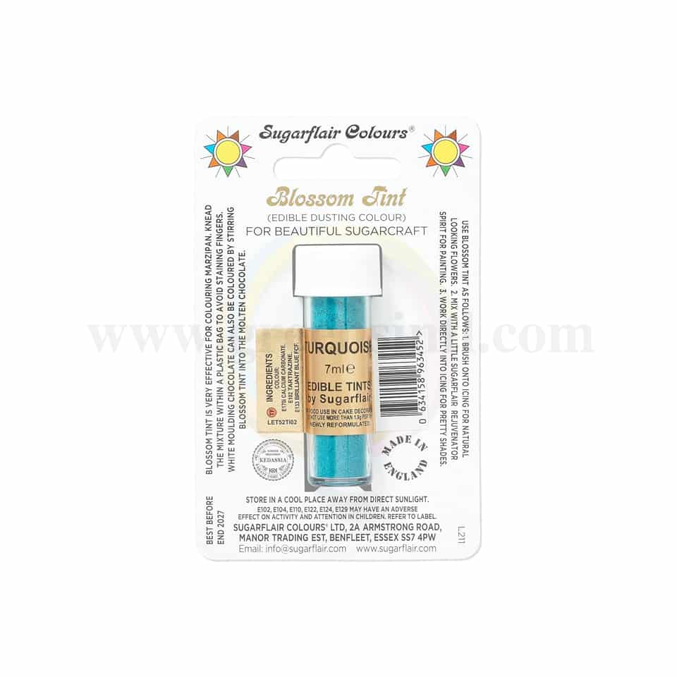 SUGARFLAIR Blossom Tint Dusting Colour Turquoise 7ml
