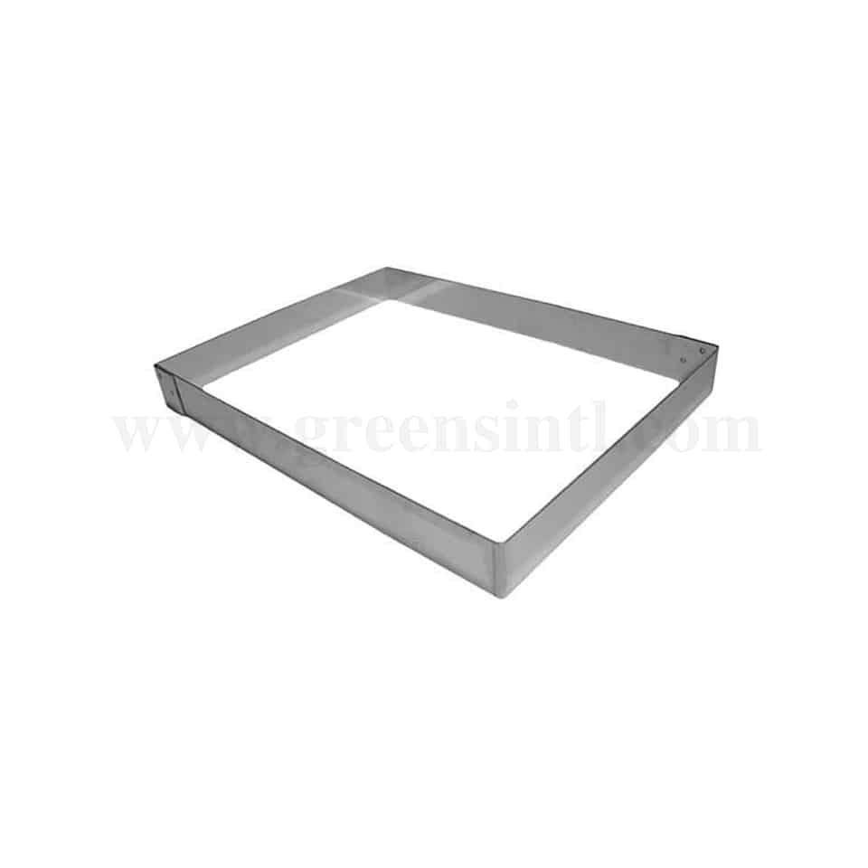 GREENS CHOICE Cake Ring Rectangle L 400 x W 300 mm x H 50 mm