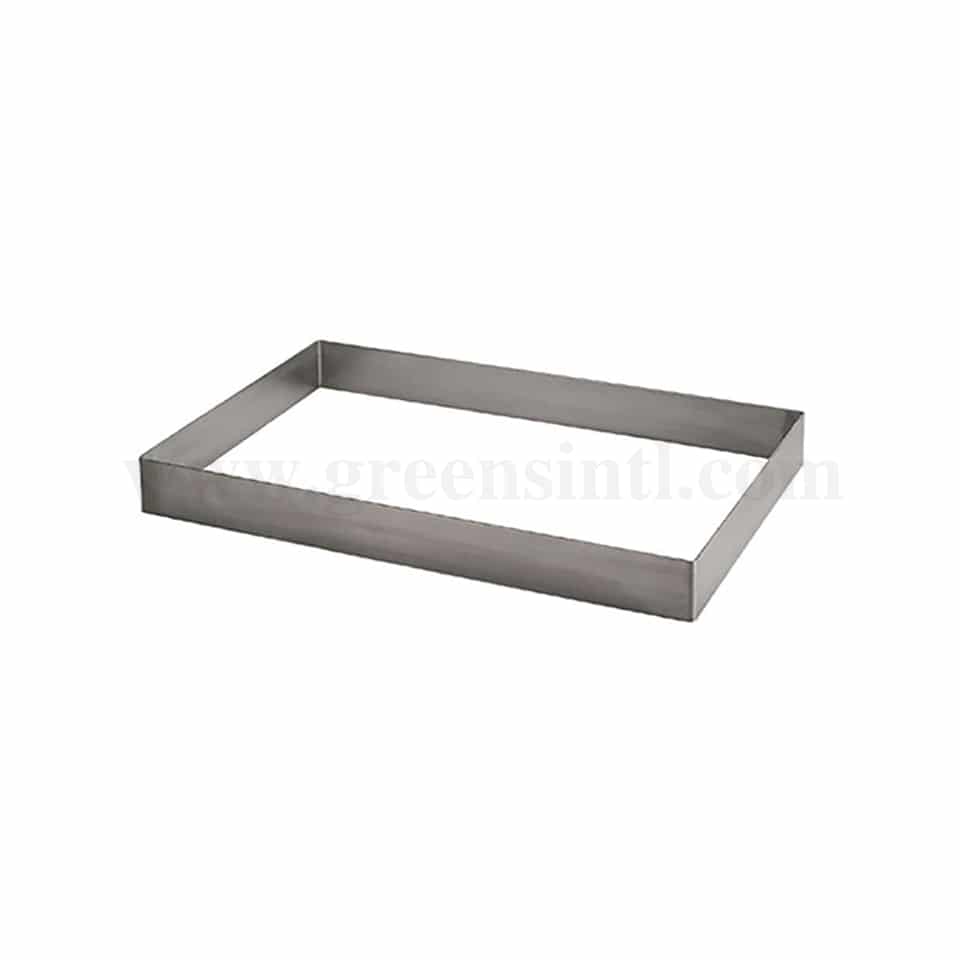GREENS CHOICE Cake Ring Rectangle L 240 mm x W 120 mm x H 45 mm