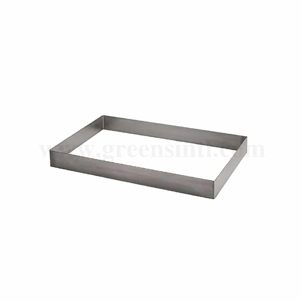 GREENS CHOICE Cake Ring Rectangle L 80 mm x W 55 mm x H 55 mm