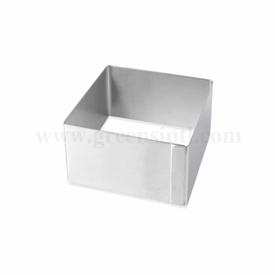 GREENS CHOICE Cake Ring Square L 80 mm x H 40 mm