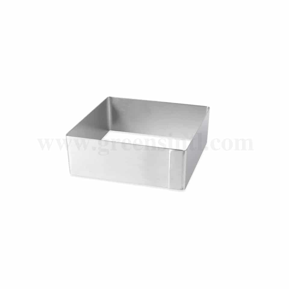 GREENS CHOICE Cake Ring Square L 80 mm x H 50 mm