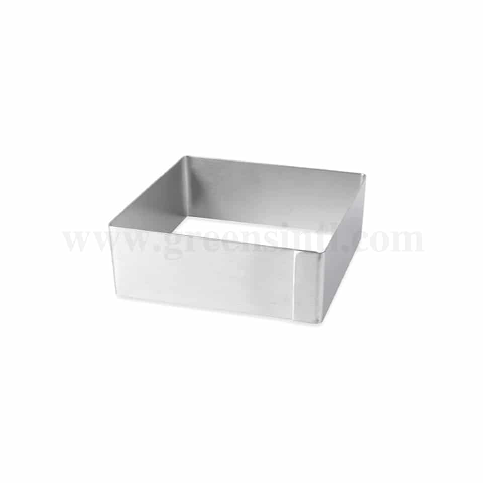 GREENS CHOICE Cake Ring Square L 160 mm x H 50 mm