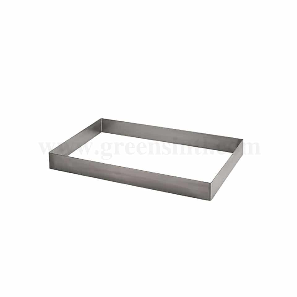 GREENS CHOICE Cake Ring Rectangle L 65 mm x W 45 mm x H 45 mm