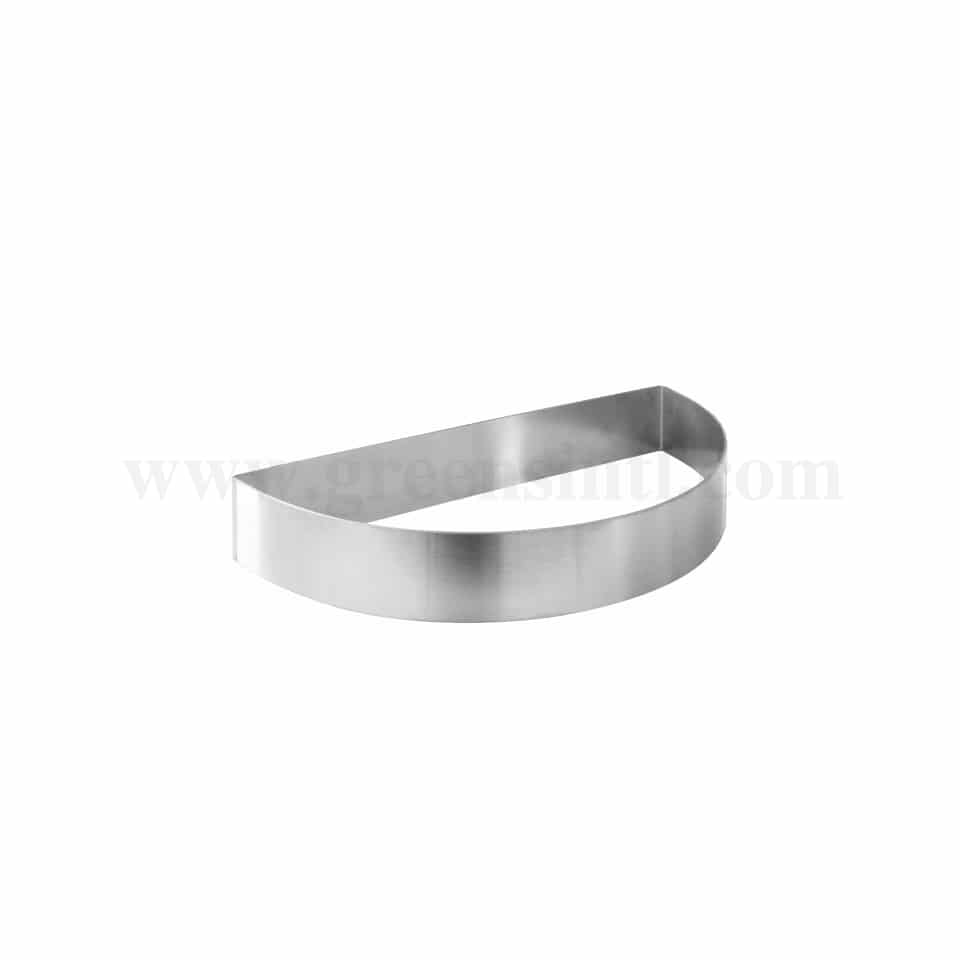 GREENS CHOICE Cake Ring Half Moon L 260 mm x W 160 mm x H 45 mm
