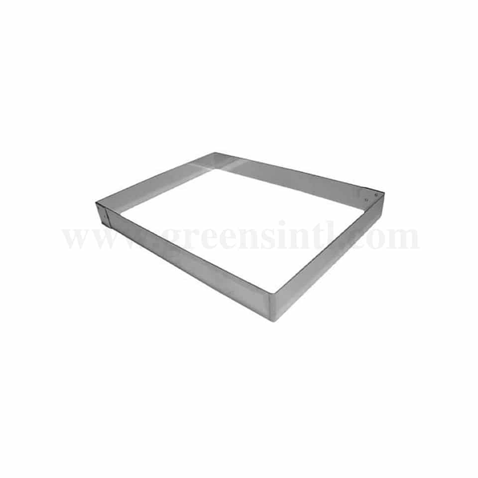 GREENS CHOICE Cake Ring Rectangle L 580 mm x W 380 mm x H 60 mm