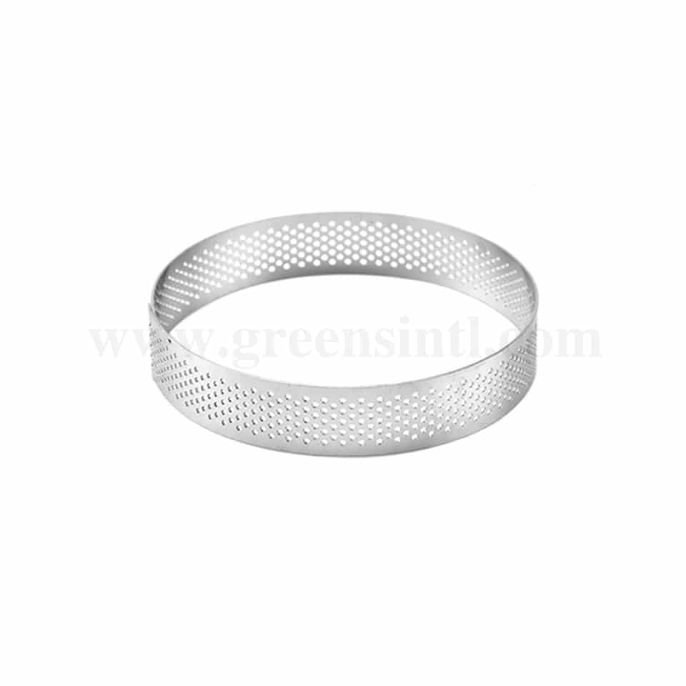 GREENS CHOICE Perforated Tart Ring Round D 180 mm x H 20 mm