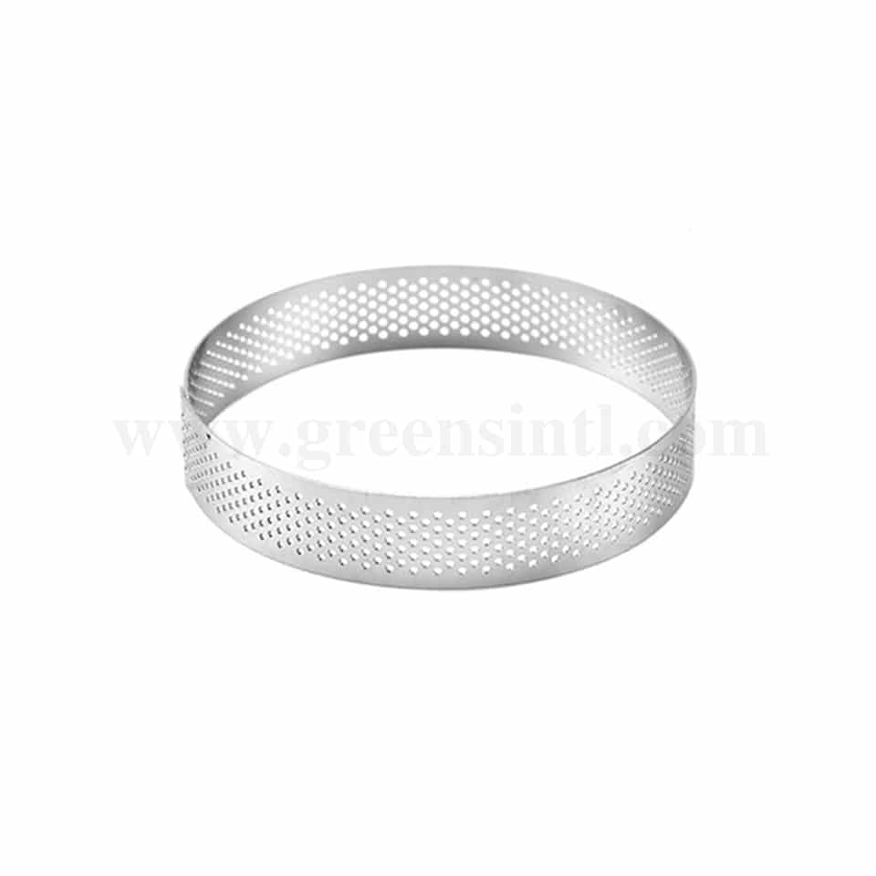 GREENS CHOICE Perforated Tart Ring Round D 200 mm x H 20 mm