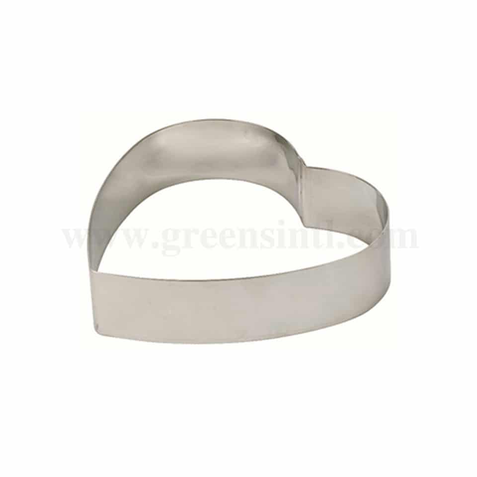 GREENS CHOICE Cake Ring Heart Small L 85 mm x W 76 mm x H 40 mm