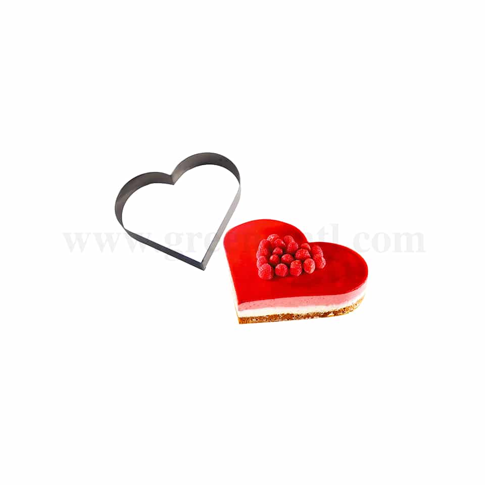GOBEL Heart Cake Ring 65 x 60 x h 30 mm
