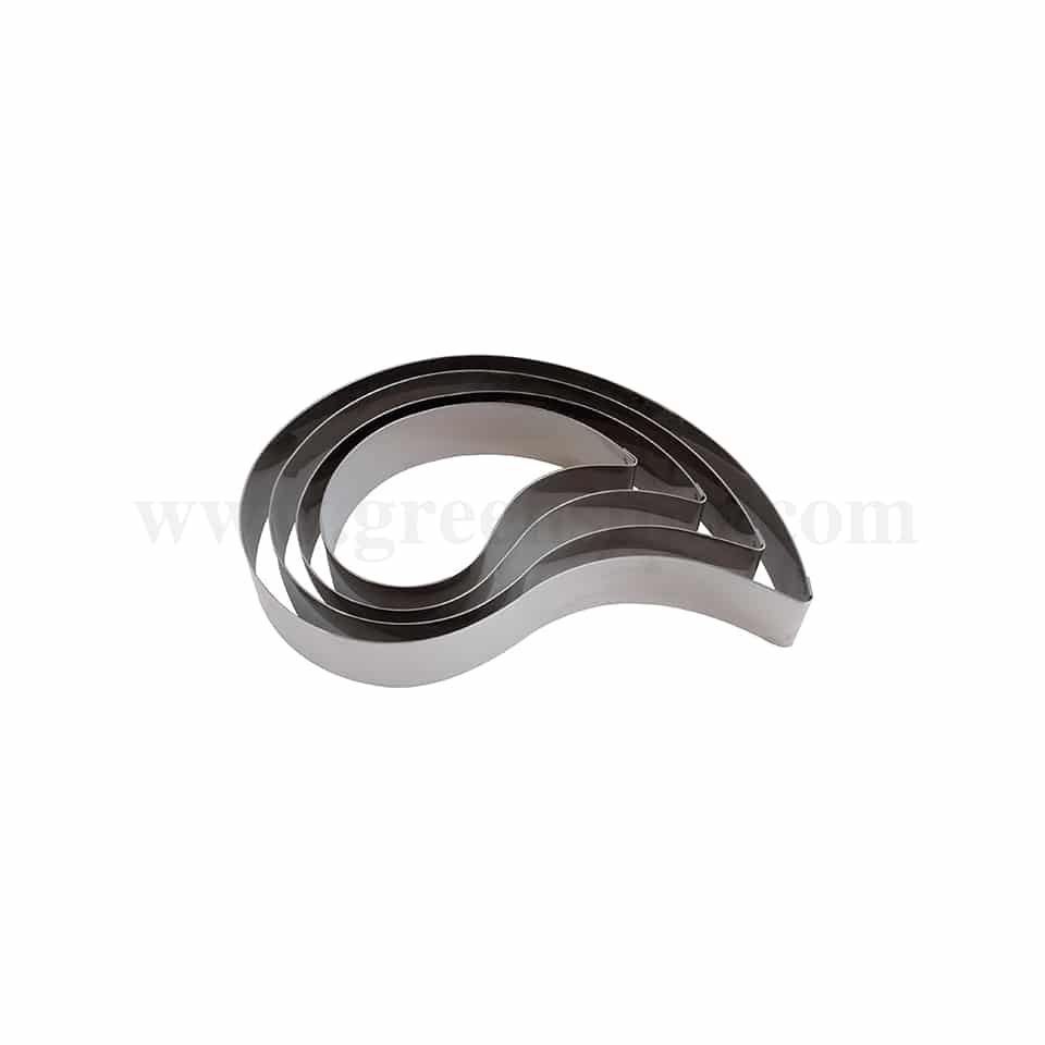 GOBEL Comma Cake Ring 200 x 130 x h 45 mm