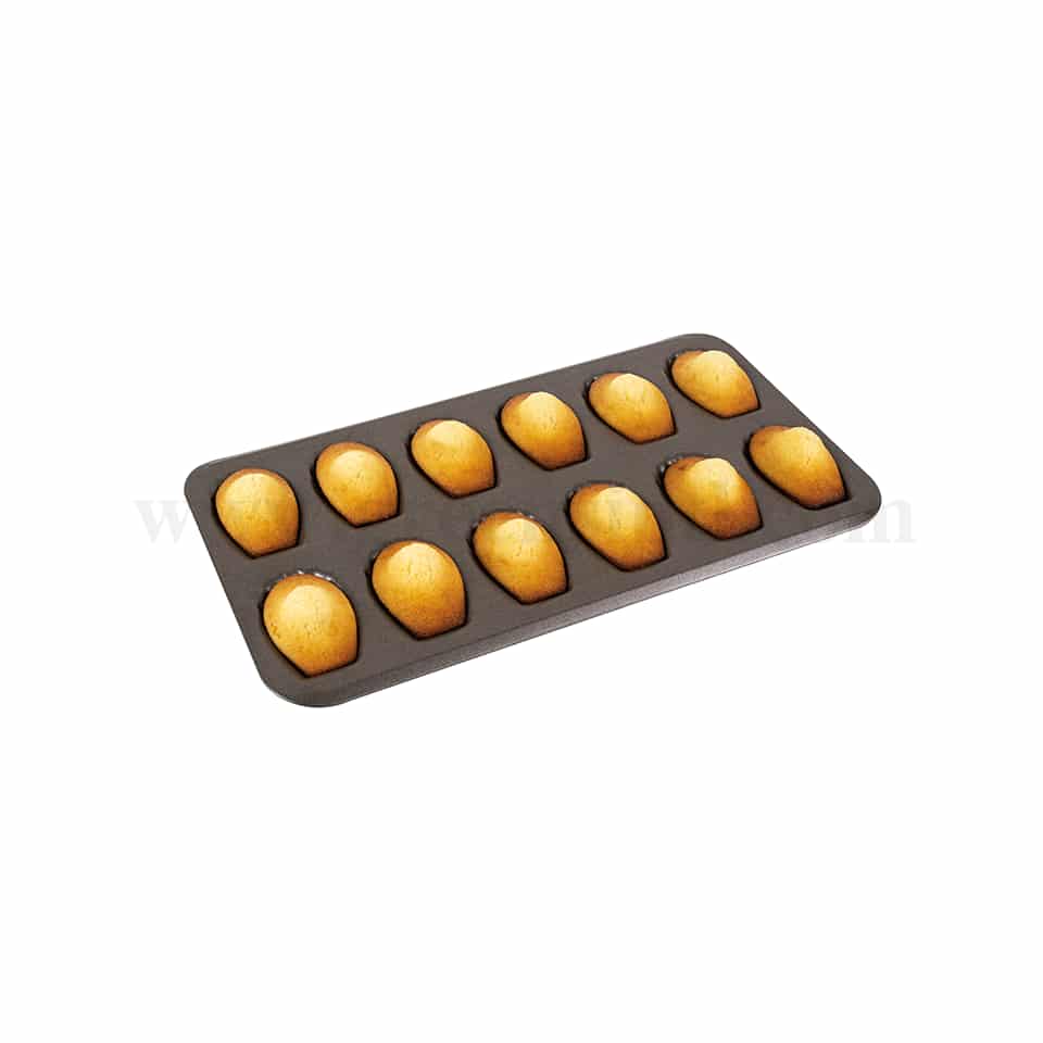 GOBEL Non-stick 12 madeleine baking tray 395 x 200 x 17 mm