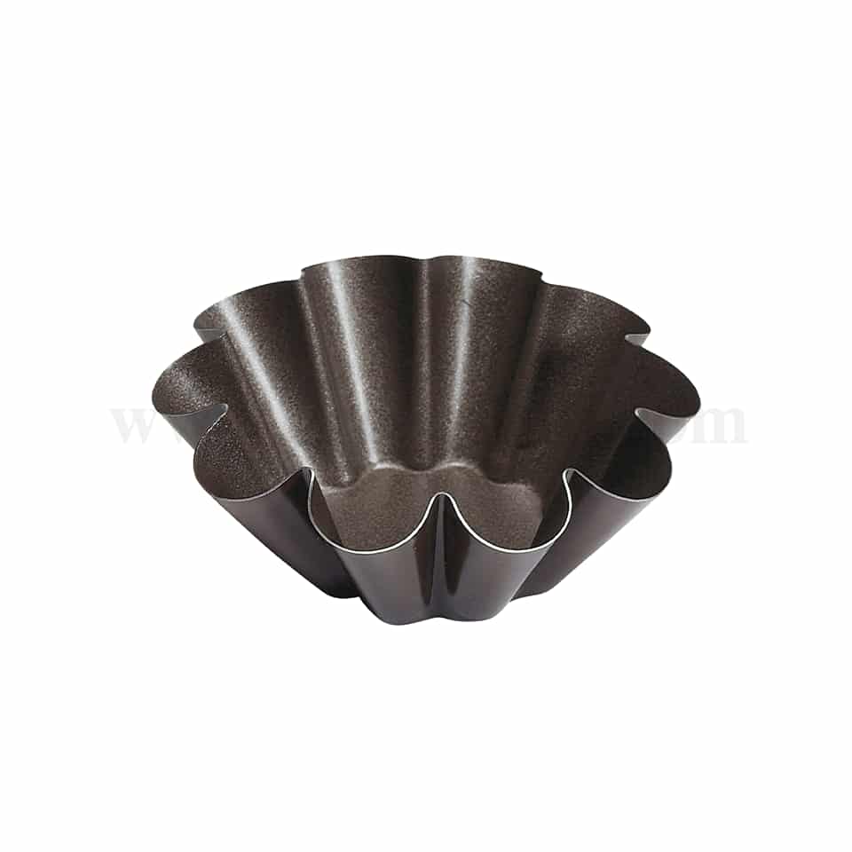 GOBEL Non-stick Flat bottom brioche 9 ribs D 60/28 x h 25 mm