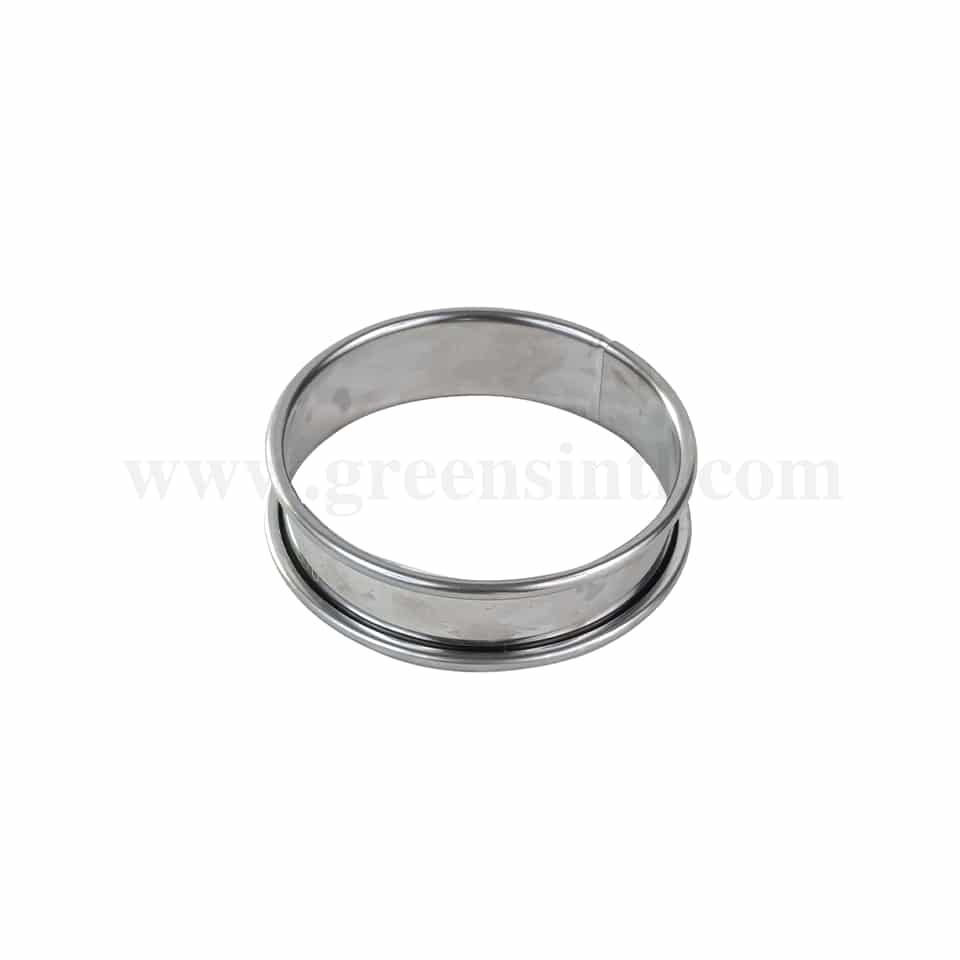 GOBEL Stainless steel Tart ring rolled edges D 80 x h20 mm