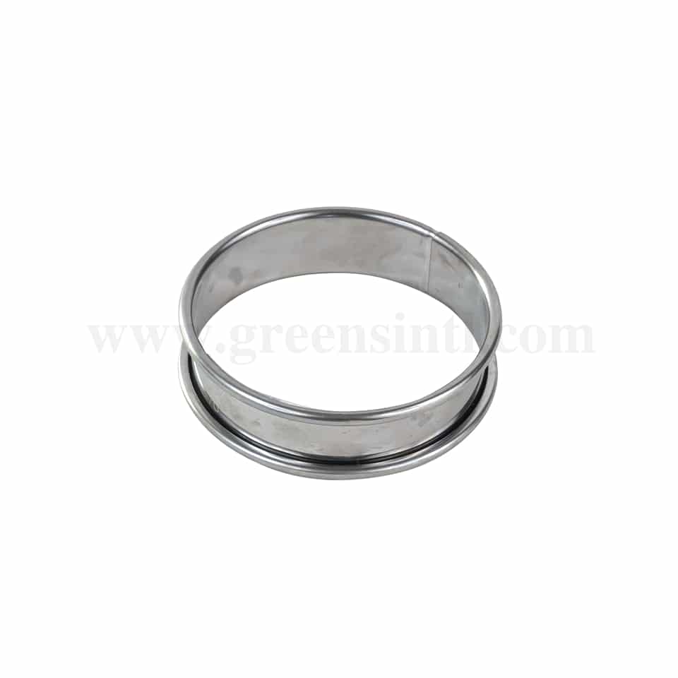 GOBEL Stainless steel Tart ring rolled edges D 90 x h20 mm