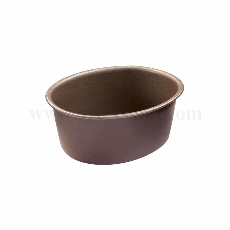 GOBEL Non-stick Oval aspic plain bottom 75 x 55 x 38 mm