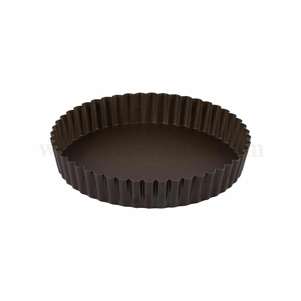 GOBEL Non-stick High fluted round pie dish Removable bottom D 240/225 x h 35 mm