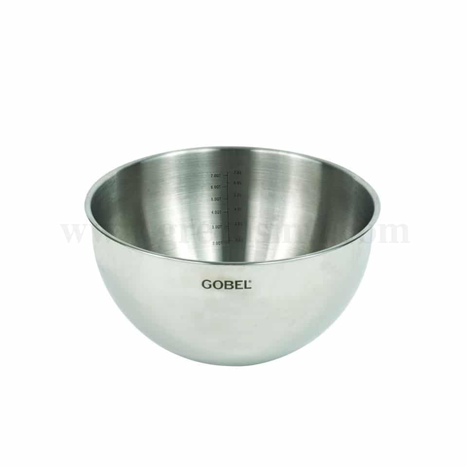GOBEL Stainless steel Mixing bowl Round Bottom D 300 mm