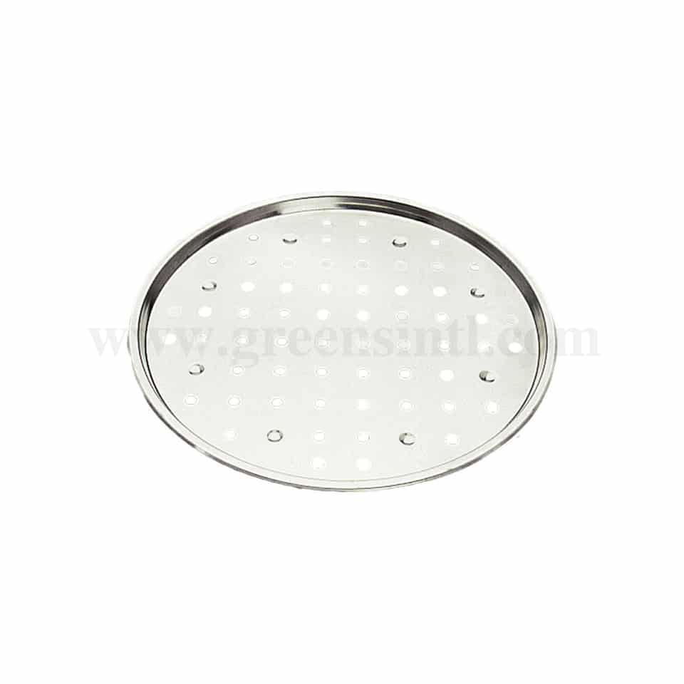 GOBEL Perforated pizza plate with feet tinplate D 300/290 mm